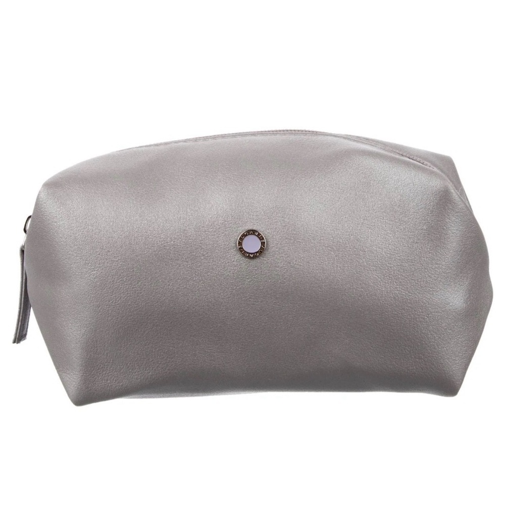Bulgari Silver Travel Bag